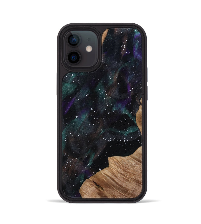 iPhone 12 Wood Phone Case - Ollie (Cosmos, 818359)