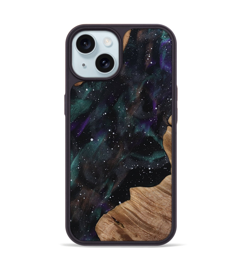 iPhone 15 Wood Phone Case - Ollie (Cosmos, 818359)