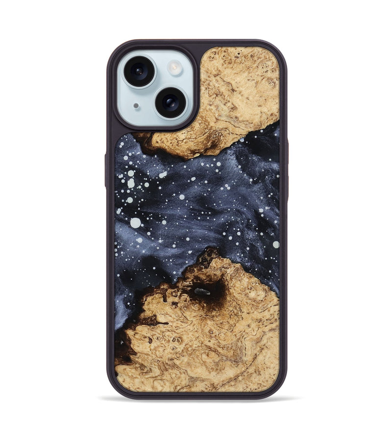 iPhone 15 Wood Phone Case - Tarsha (Cosmos, 818363)