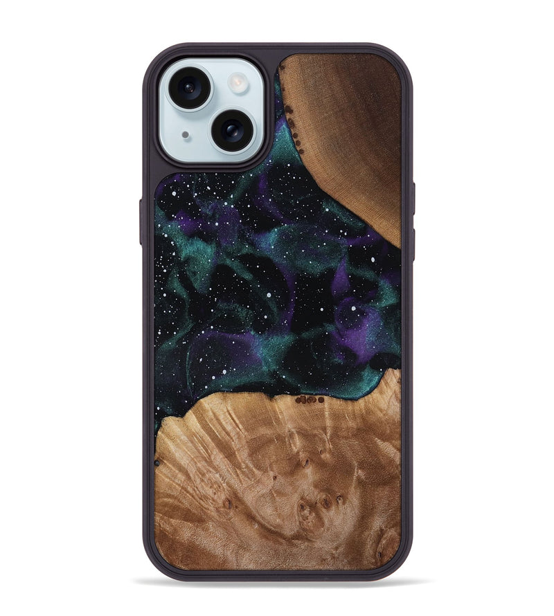 iPhone 15 Plus Wood Phone Case - Anton (Cosmos, 818364)
