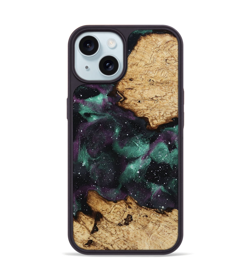 iPhone 15 Wood Phone Case - Alva (Cosmos, 818365)