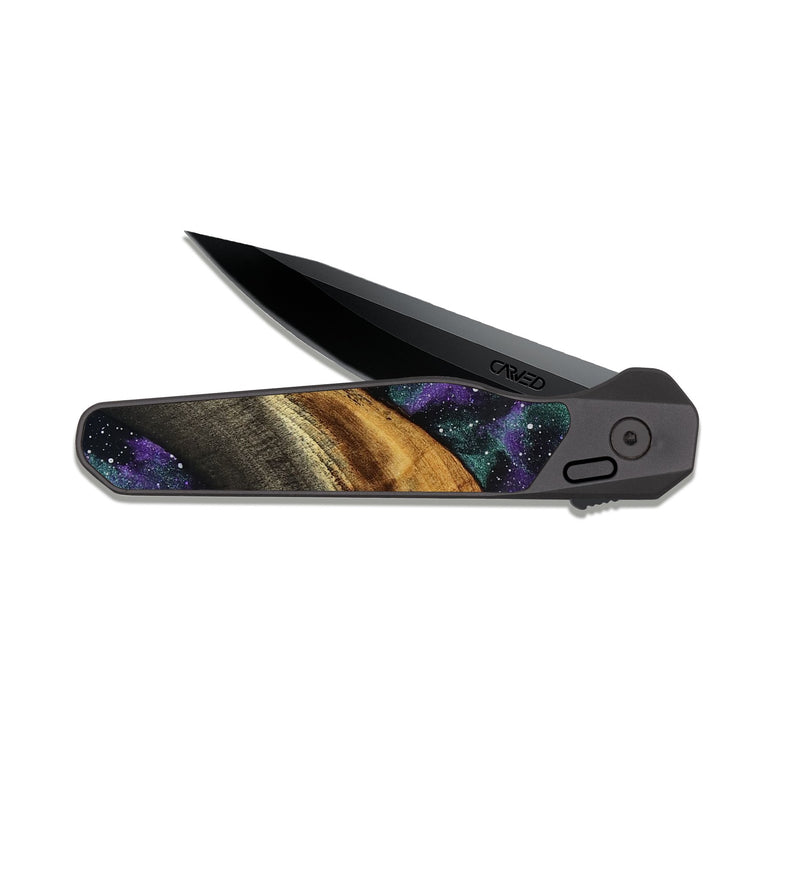 EDC Dark Slate Wood Pocket Knife - Chana (Cosmos, 818366)