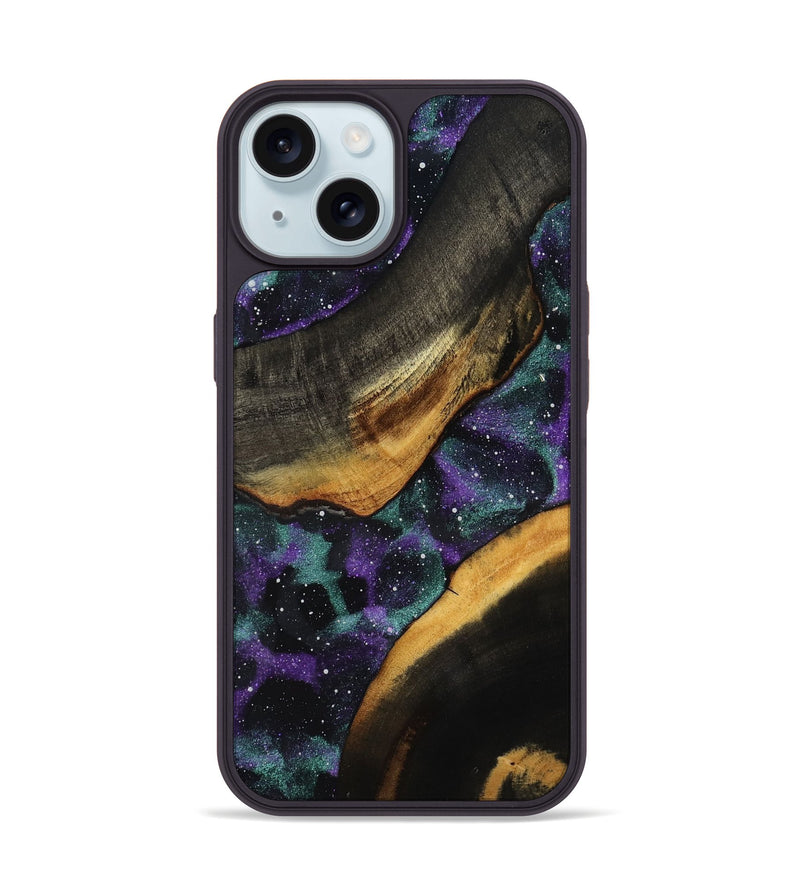 iPhone 15 Wood Phone Case - Chana (Cosmos, 818366)