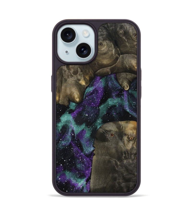 iPhone 15 Wood Phone Case - Tristin (Cosmos, 818368)