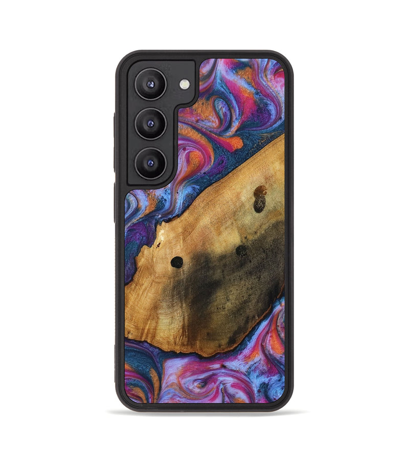 Galaxy S23 Wood Phone Case - Tamia (Blue, 818370)