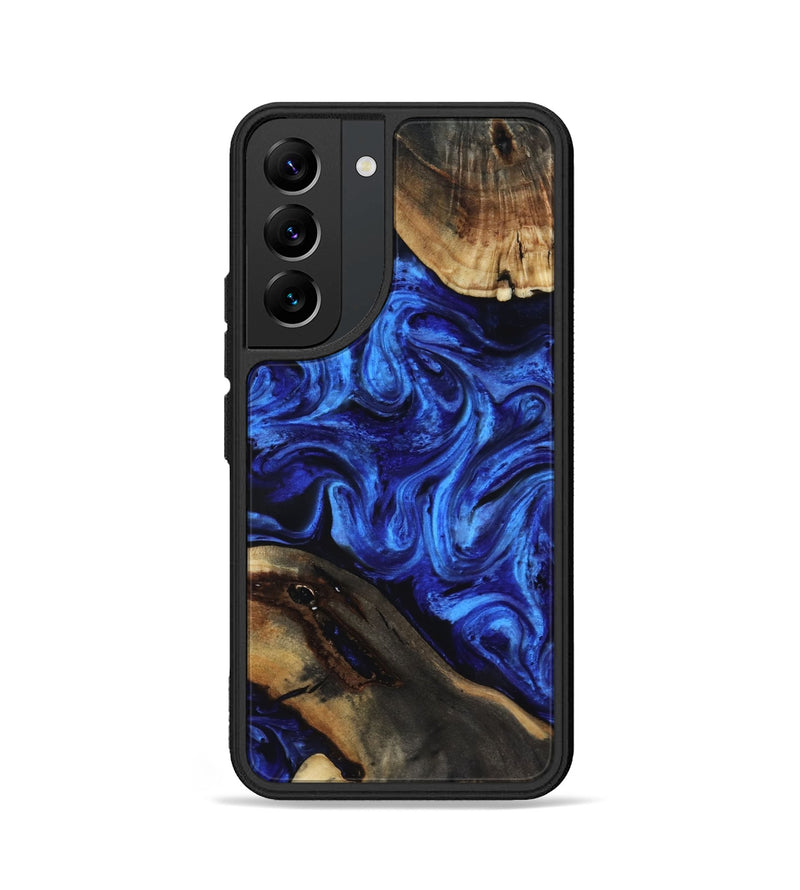Galaxy S22 Wood Phone Case - Blake (Blue, 818371)