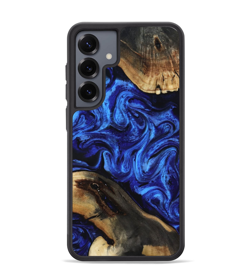 Galaxy S25 Plus Wood Phone Case - Blake (Blue, 818371)