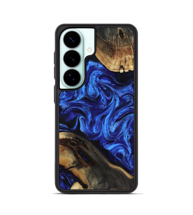 Galaxy S26 Wood Phone Case - Blake (Blue, 818371)