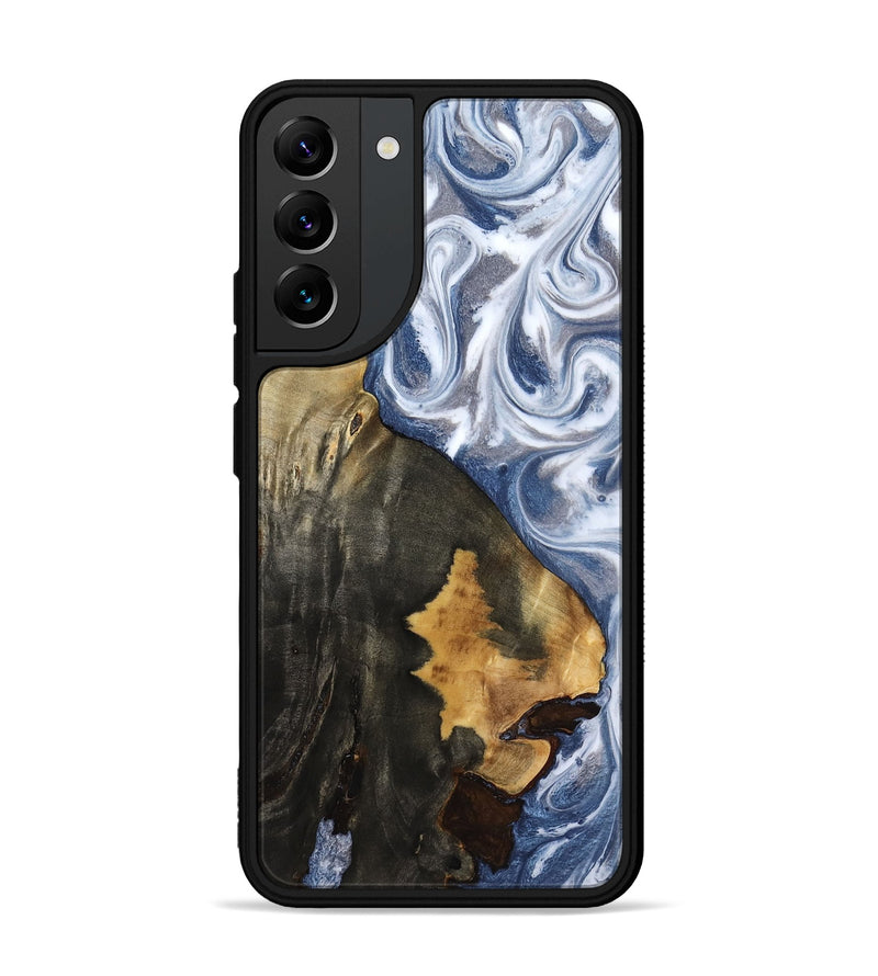 Galaxy S22 Plus Wood Phone Case - Abraham (Blue, 818372)