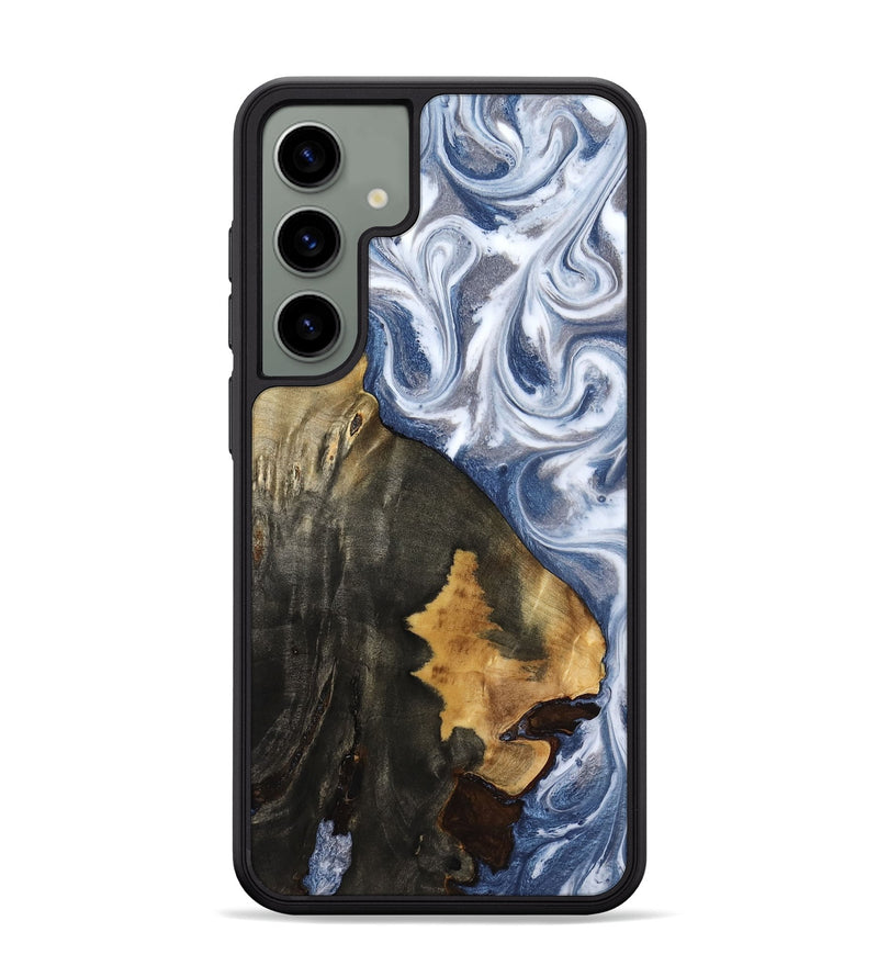 Galaxy S24 Plus Wood Phone Case - Abraham (Blue, 818372)