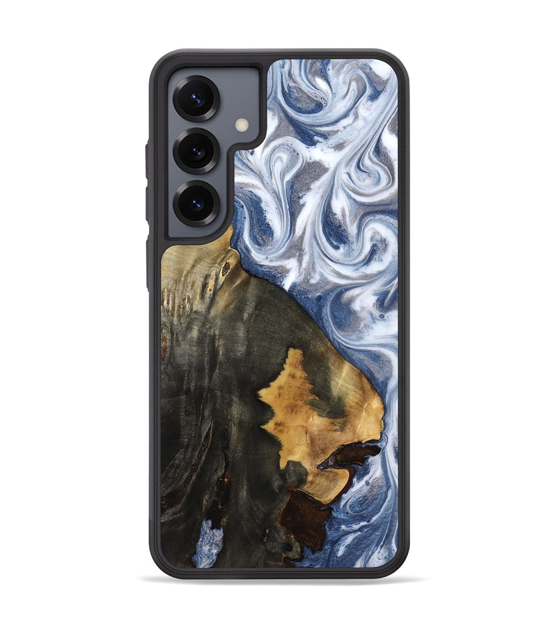 Galaxy S25 Plus Wood Phone Case - Abraham (Blue, 818372)