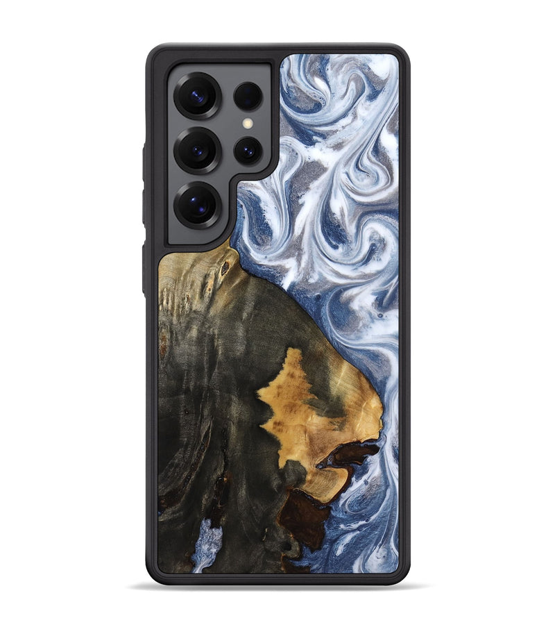 Galaxy S25 Ultra Wood Phone Case - Abraham (Blue, 818372)