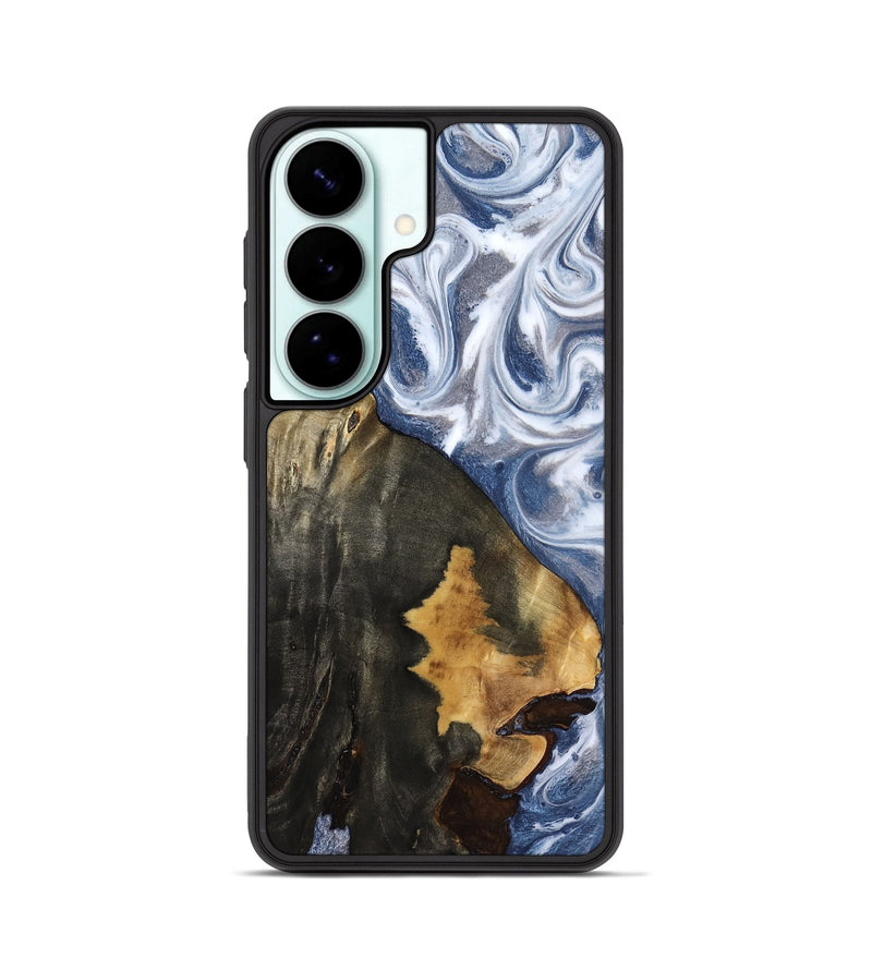 Galaxy S26 Wood Phone Case - Abraham (Blue, 818372)