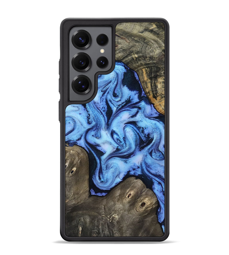 Galaxy S25 Ultra Wood Phone Case - Arleth (Blue, 818373)