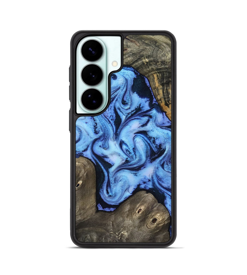 Galaxy S26 Wood Phone Case - Arleth (Blue, 818373)