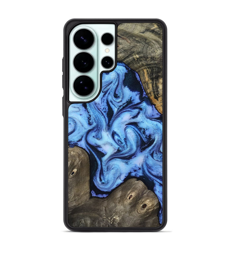 Galaxy S26 Ultra Wood Phone Case - Arleth (Blue, 818373)