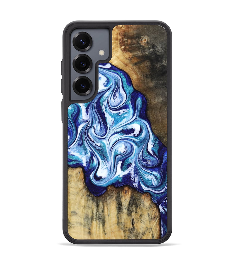 Galaxy S25 Plus Wood Phone Case - Ignacio (Blue, 818374)