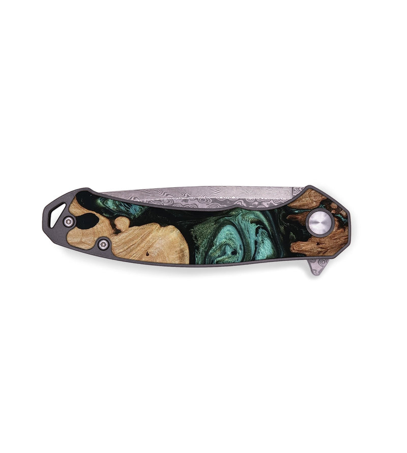 EDC Wood Pocket Knife - Gian (Green, 818377)