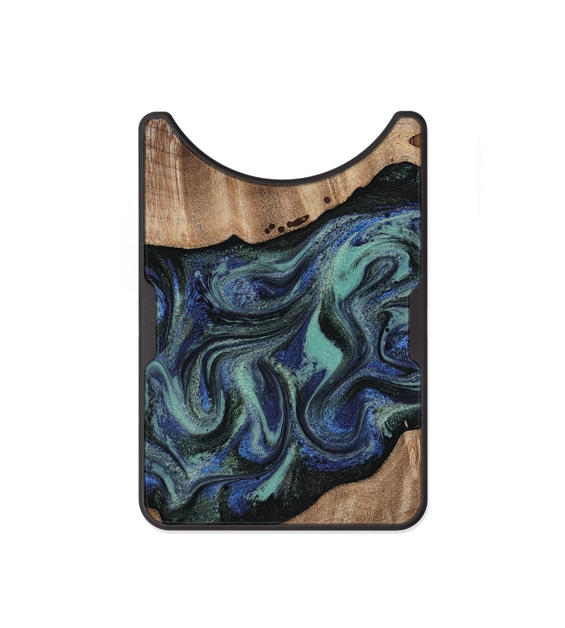 Alloy Wood Wallet - Zakary (Green, 818378)