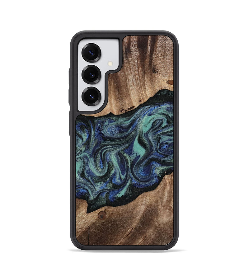 Galaxy S25 Wood Phone Case - Zakary (Green, 818378)