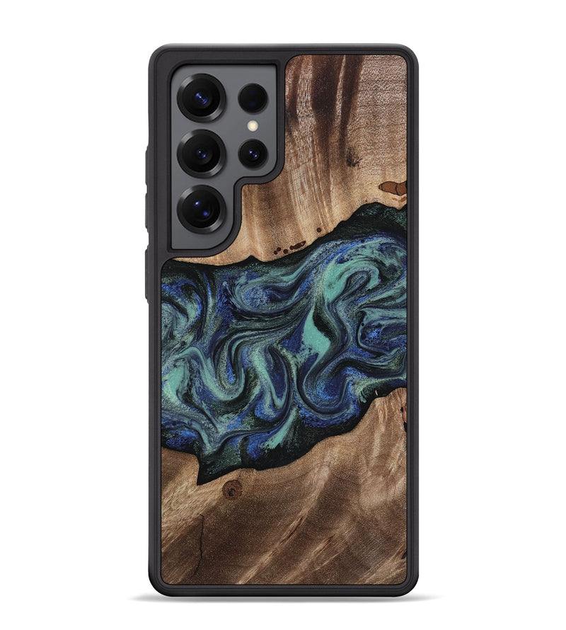Galaxy S25 Ultra Wood Phone Case - Zakary (Green, 818378)