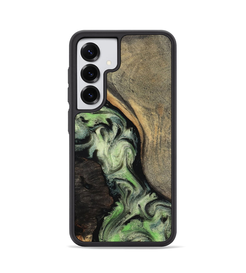 Galaxy S25 Wood Phone Case - Kaia (Green, 818379)