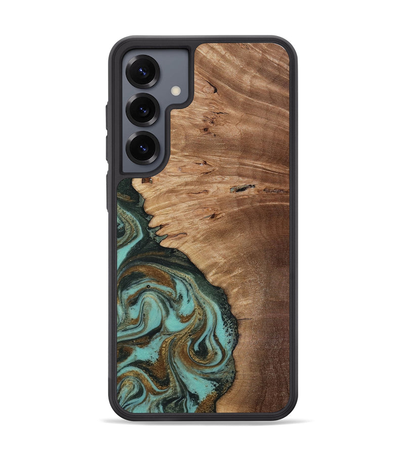 Galaxy S25 Plus Wood Phone Case - Nylah (Green, 818381)