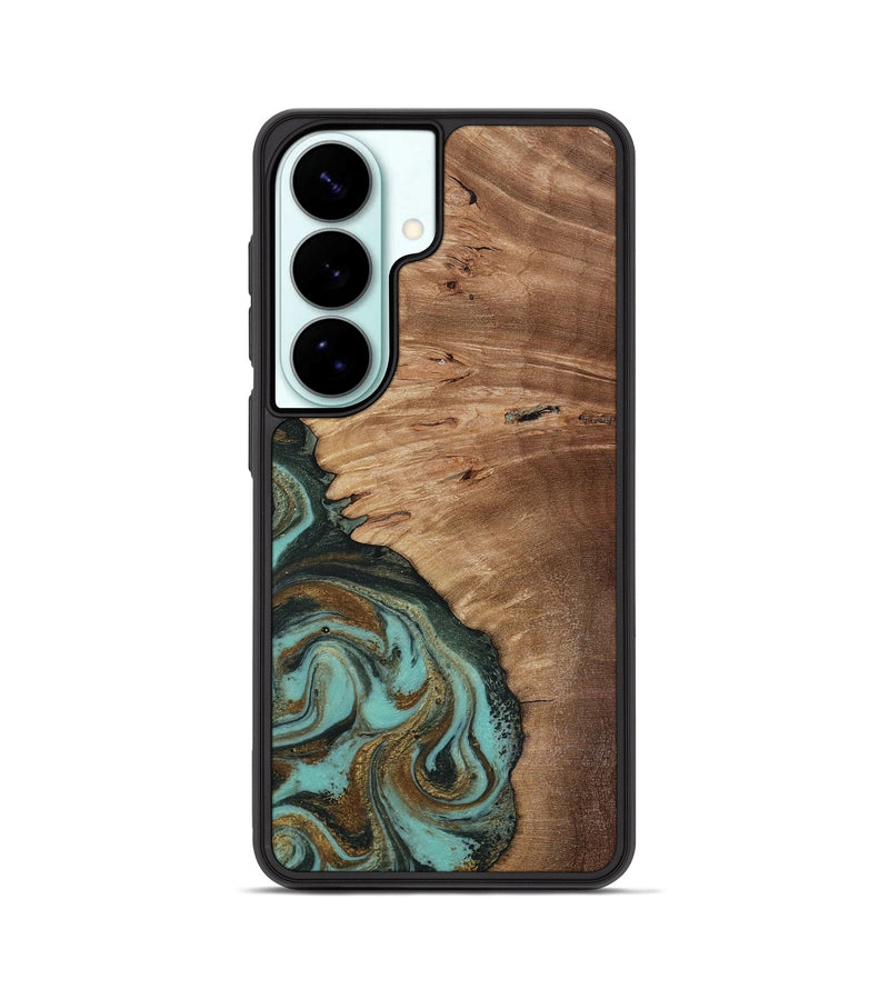 Galaxy S26 Wood Phone Case - Nylah (Green, 818381)
