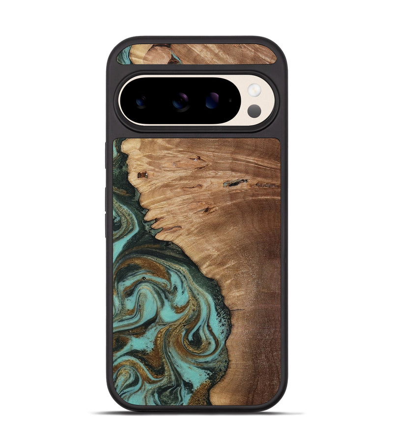 Pixel 10 Wood Phone Case - Nylah (Green, 818381)