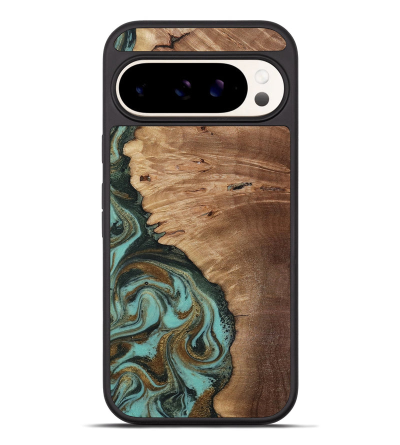 Pixel 9 Pro XL Wood Phone Case - Nylah (Green, 818381)