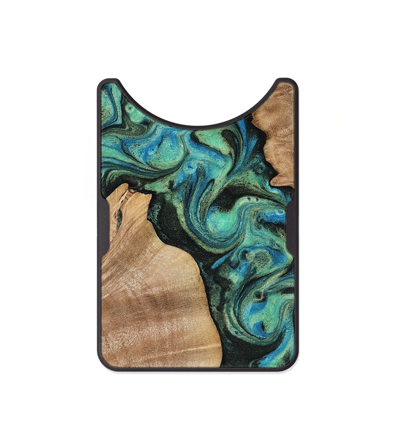 Alloy Wood Wallet - Evander (Green, 818382)