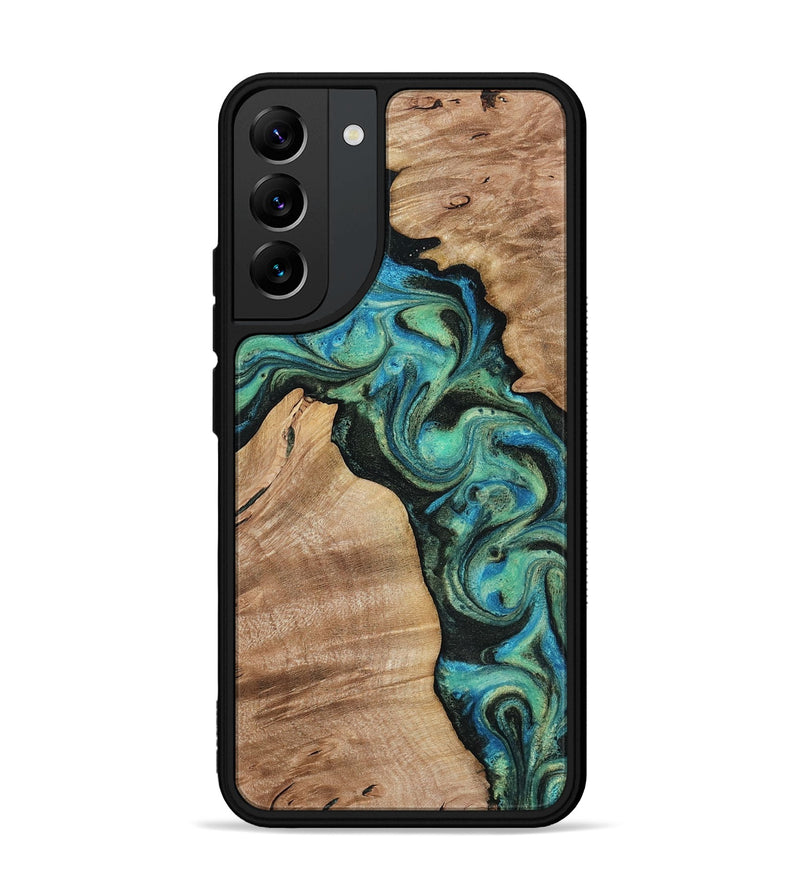 Galaxy S22 Plus Wood Phone Case - Evander (Green, 818382)