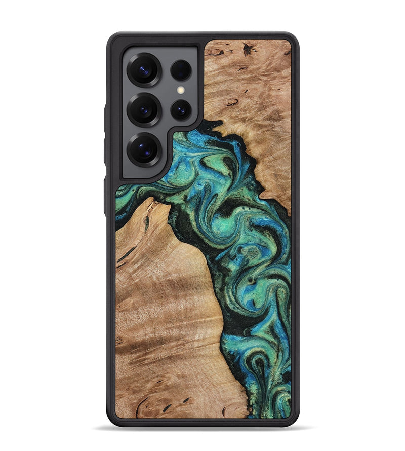 Galaxy S25 Ultra Wood Phone Case - Evander (Green, 818382)