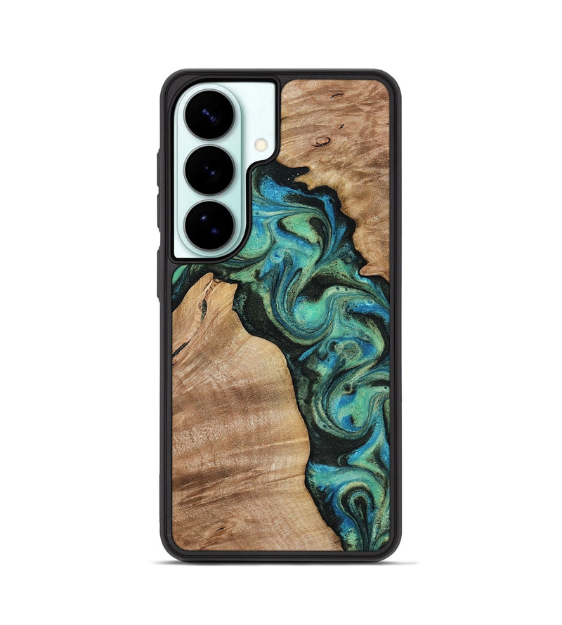 Galaxy S26 Wood Phone Case - Evander (Green, 818382)