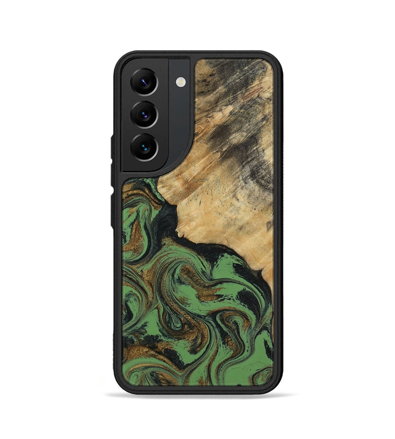 Galaxy S22 Wood Phone Case - Tobias (Green, 818383)