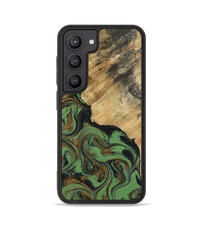 Galaxy S23 Wood Phone Case - Tobias (Green, 818383)