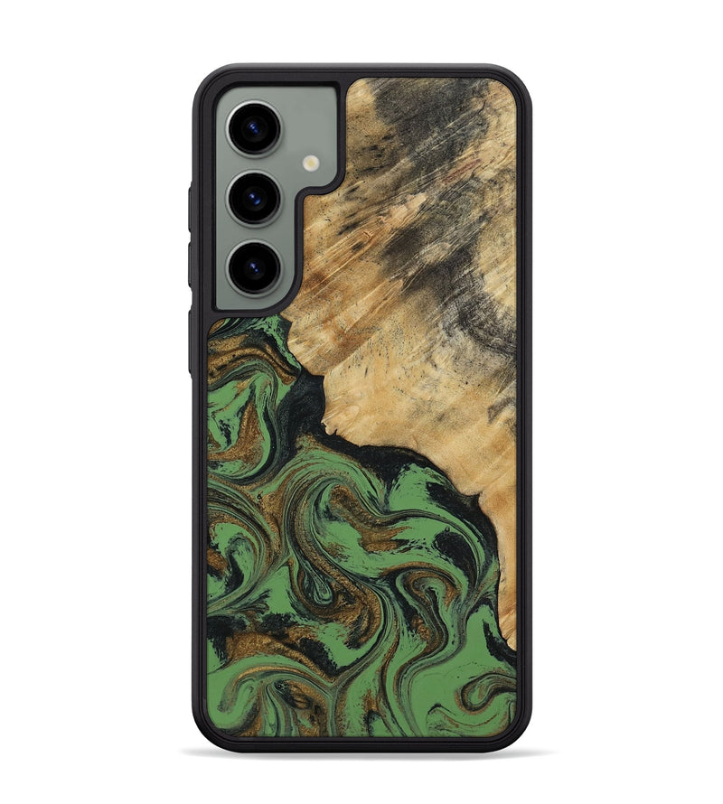 Galaxy S24 Plus Wood Phone Case - Tobias (Green, 818383)