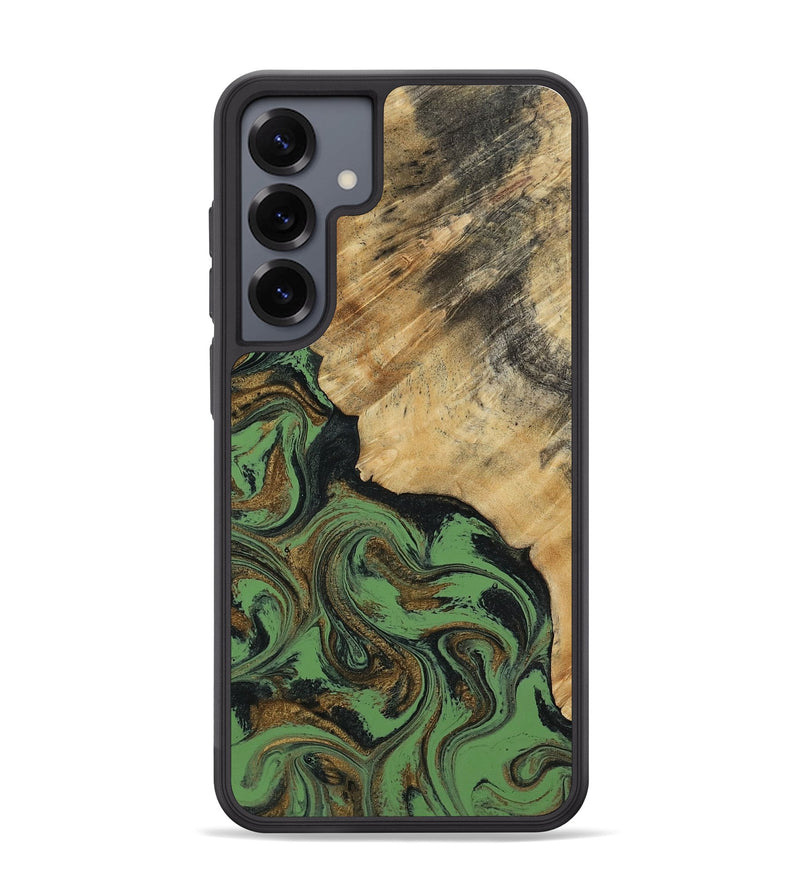 Galaxy S25 Plus Wood Phone Case - Tobias (Green, 818383)