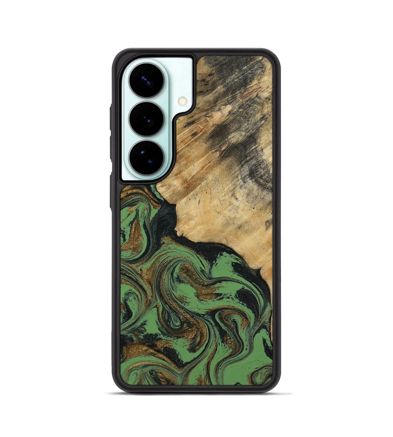 Galaxy S26 Wood Phone Case - Tobias (Green, 818383)