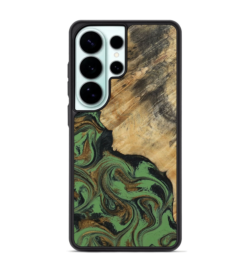 Galaxy S26 Ultra Wood Phone Case - Tobias (Green, 818383)