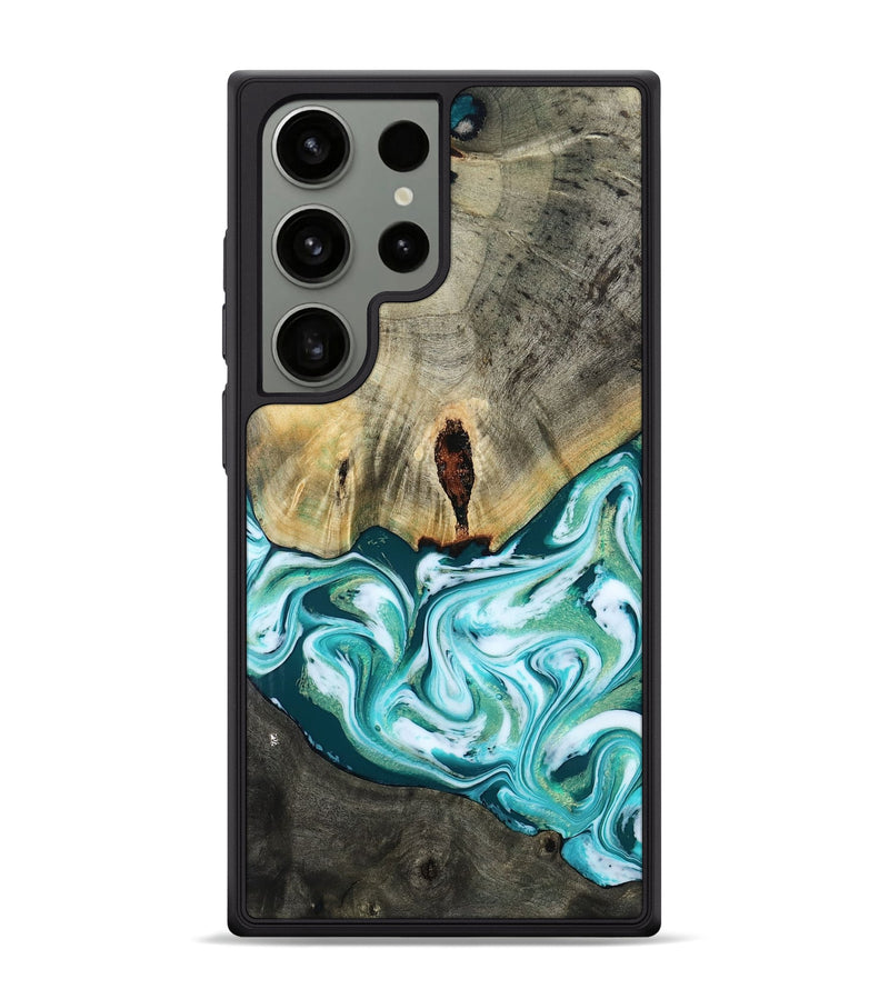 Galaxy S24 Ultra Wood Phone Case - Carlos (Green, 818385)