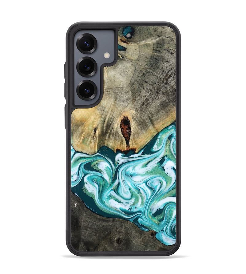 Galaxy S25 Plus Wood Phone Case - Carlos (Green, 818385)