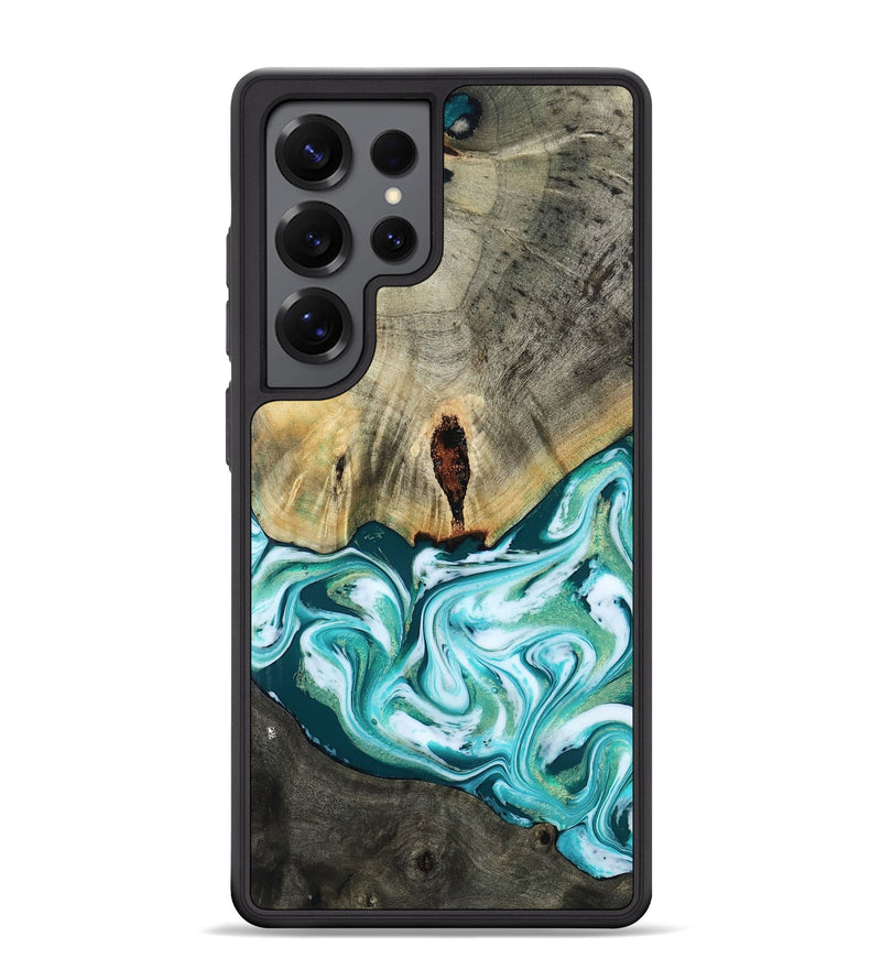 Galaxy S25 Ultra Wood Phone Case - Carlos (Green, 818385)