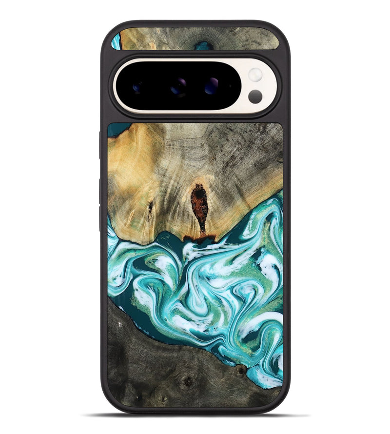 Pixel 9 Pro XL Wood Phone Case - Carlos (Green, 818385)