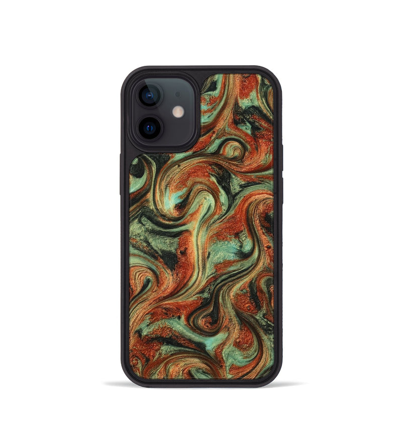 iPhone 12 mini ResinArt Phone Case - Todd (Green, 818389)