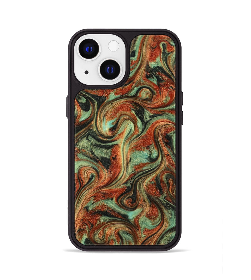 iPhone 13 ResinArt Phone Case - Todd (Green, 818389)
