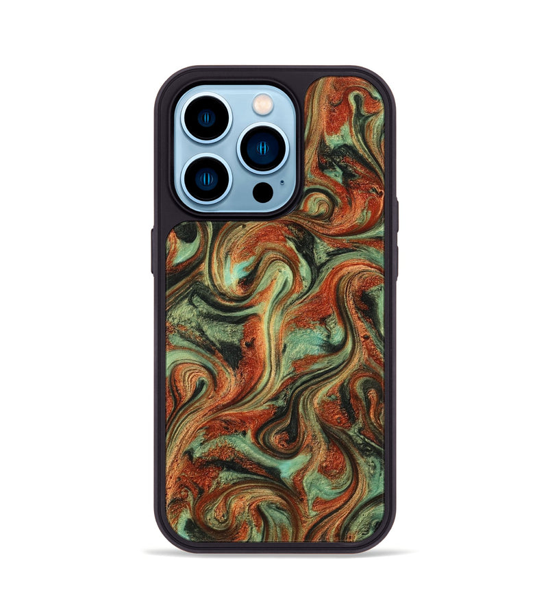 iPhone 14 Pro ResinArt Phone Case - Todd (Green, 818389)