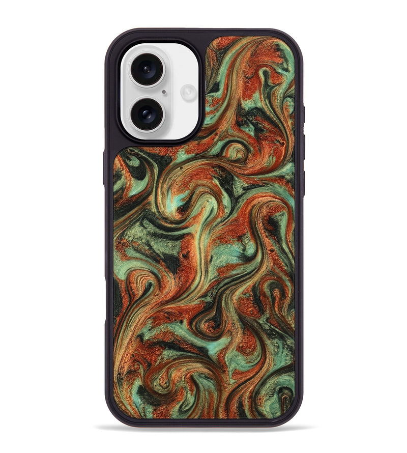 iPhone 16 Plus ResinArt Phone Case - Todd (Green, 818389)