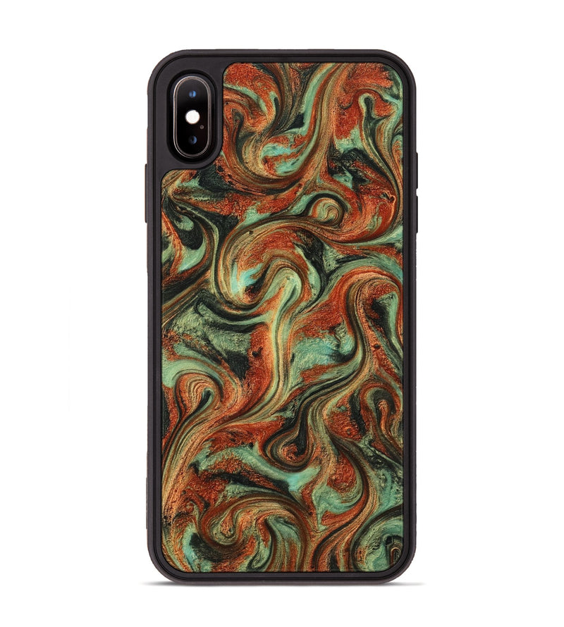 iPhone Xs Max ResinArt Phone Case - Todd (Green, 818389)