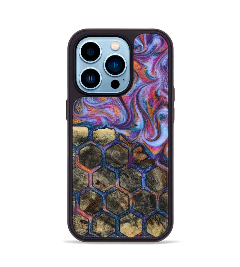 iPhone 14 Pro Wood Phone Case - Maya (Pattern, 818390)